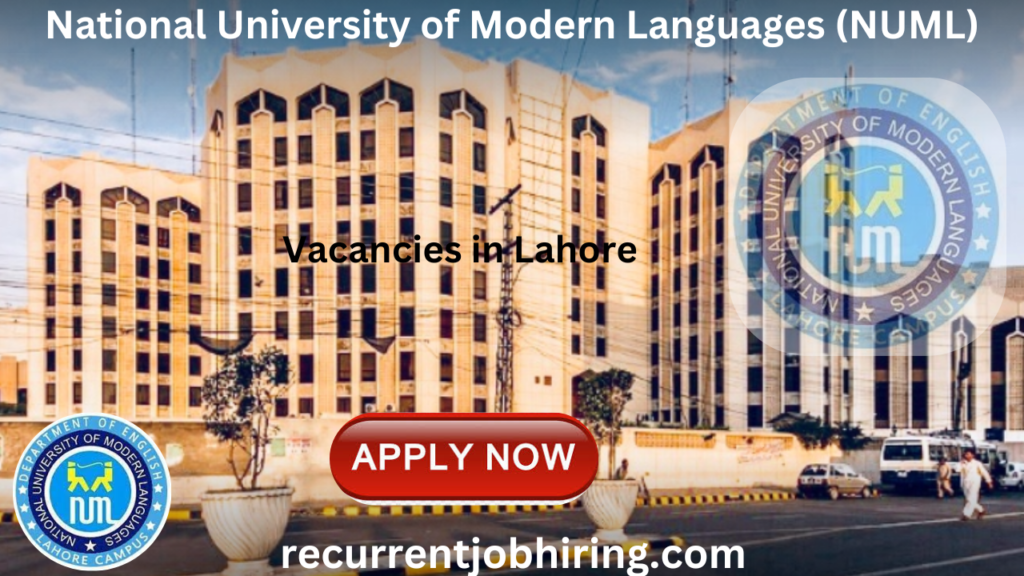 Vacancies in Lahore